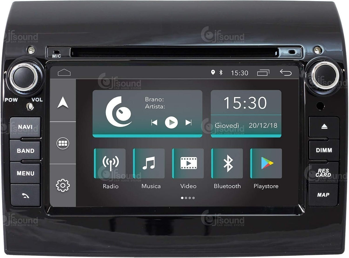 Fiat Ducato 290 Android GPS Bluetooth WiFi Dab USB Full HD Touchscreen Display - FIXgenie