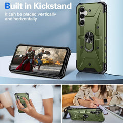 Samsung Galaxy A54 Heavy Duty Case Cover w/ Screen and Camera Protector Green - FIXgenie