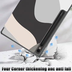 For Samsung Galaxy Tab S9 Plus 12.4'' Case Smart Book Stand Cover Art - FIXgenie