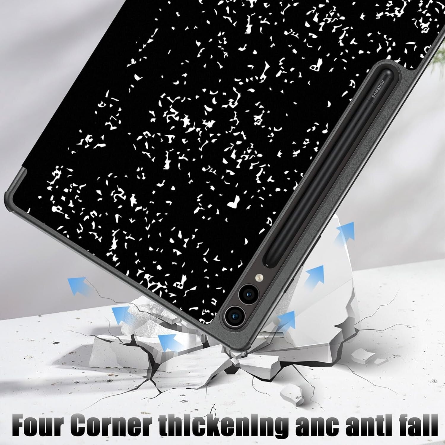 For Samsung Galaxy Tab S9 11'' Case Smart Book Stand Cover Composition Book - FIXgenie