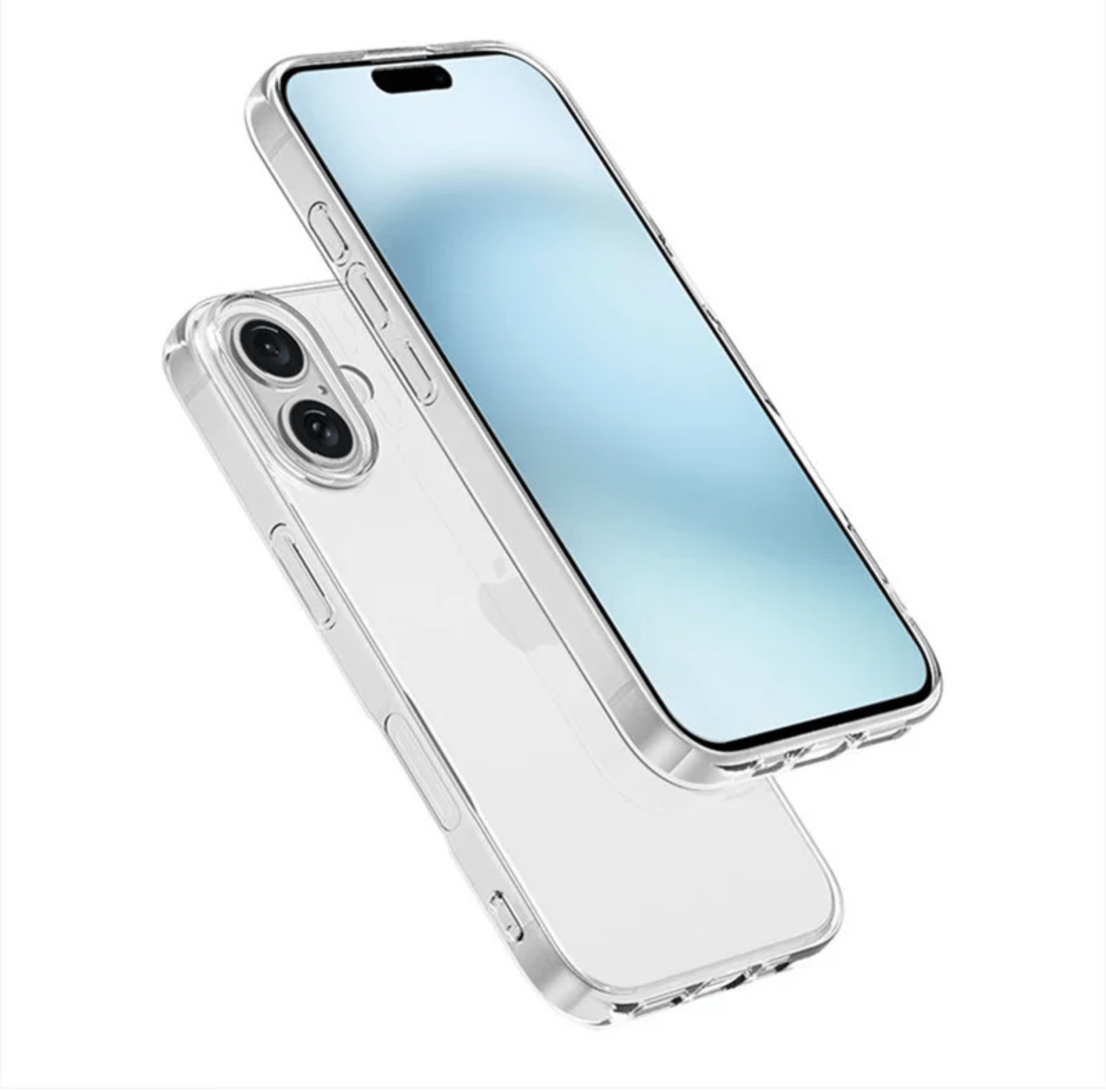 Soft Clear Case Cover For iPhone 16, 16 Plus, 16 Pro and 16 Pro Max w/ Gift - FIXgenie