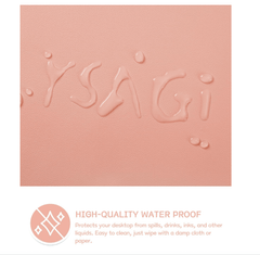 YSAGi Desk Protector Mat - Premium PU Leather, Large Mouse Pad - FIXgenie