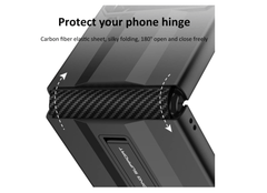 Case For Samsung Galaxy Z Flip 4 with Kickstand, Ultra - Thin Anti - Drop Protective - FIXgenie