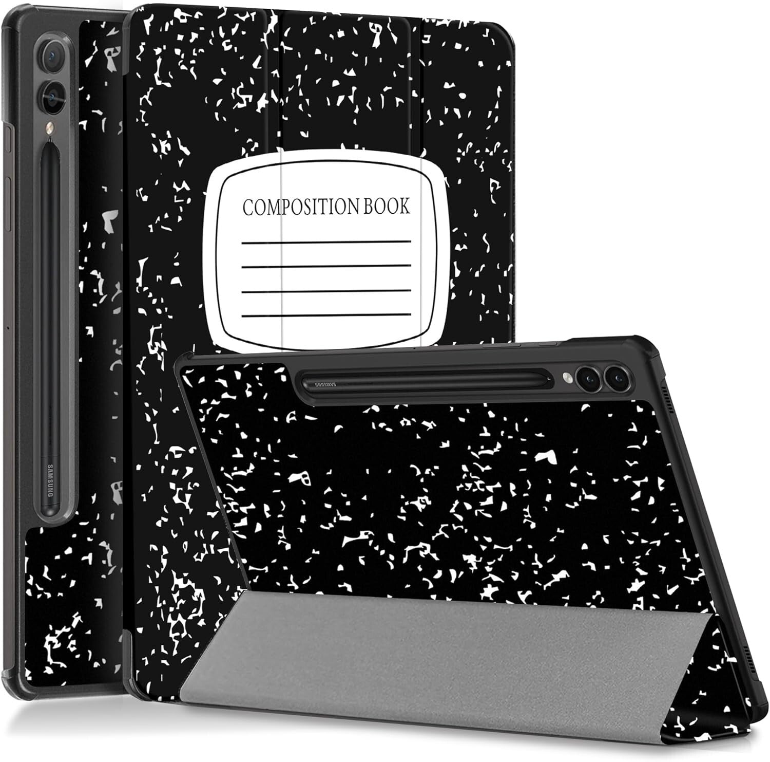 For Samsung Galaxy Tab S9 11'' Case Smart Book Stand Cover Composition Book - FIXgenie