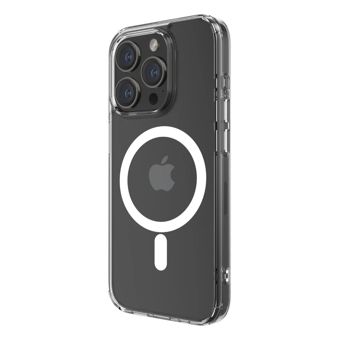 QDOS iPhone 15, 15 Pro Clear Case with MagSafe Charging Hybrid Force with Snap - FIXgenie