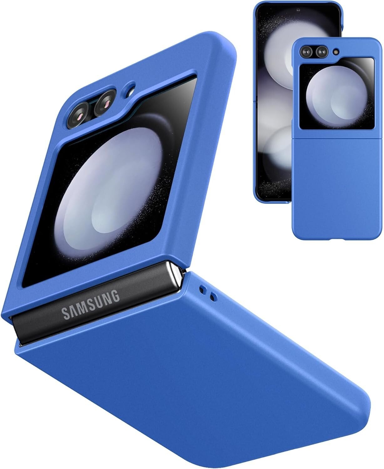 Samsung Galaxy Z Flip 5 Slim Case Premium Thin Full Protection Matte Blue - FIXgenie