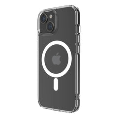 QDOS iPhone 15, 15 Pro Clear Case with MagSafe Charging Hybrid Force with Snap - FIXgenie