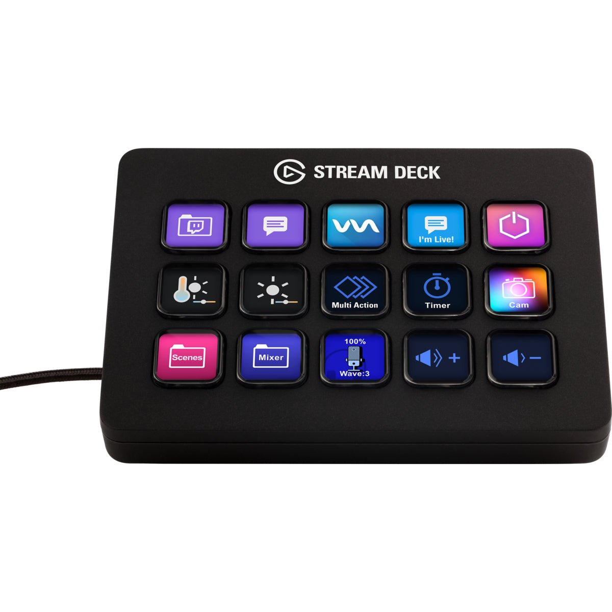Elgato Stream Deck MK.2 - 15 Customizable LCD Keys Control Deck for Streaming and Content Creation - FIXgenie