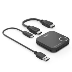 Hama Wireless to HDMI Display Adapter, Cast your Wireless Display / Miracast / Airplay / DLNA - enabled Devices onto a TV/Projector, USB Powered - FIXgenie