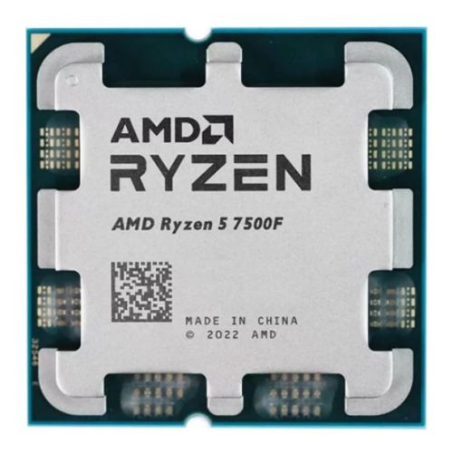 AMD Ryzen 5 7500F CPU, AM5, 3.7GHz (5.0 Turbo), 6 - Core, 65W, 38MB Cache, 5nm, 7th Gen, No Graphics, NO HEATSINK/FAN - OEM *TRAY* - FIXgenie