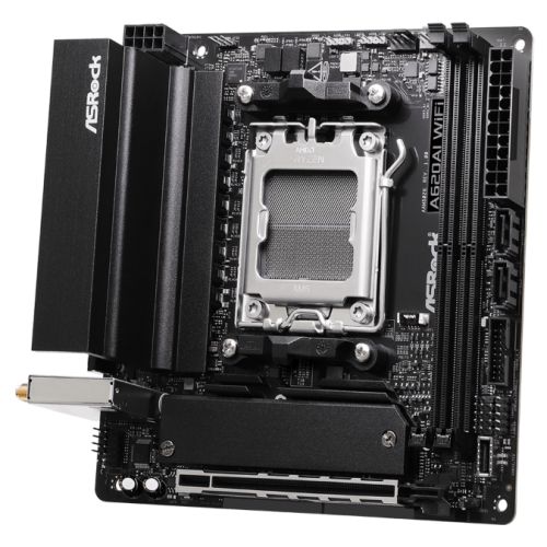 Asrock A620AI WIFI, AMD A620A, AM5, Mini ITX, 2 DDR5, HDMI, Wi - Fi 6E, 2.5G & GB LAN, 2x M.2 - FIXgenie