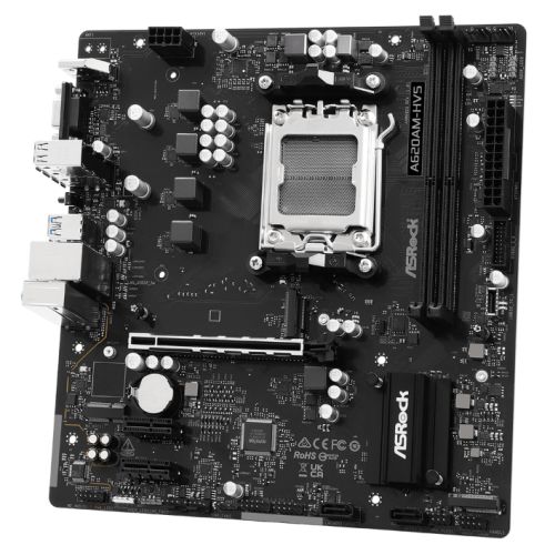 Asrock A620AM - HVS, AMD A620A, AM5, Micro ATX, 2 DDR5, VGA, HDMI, GB LAN, 2x M.2 - FIXgenie