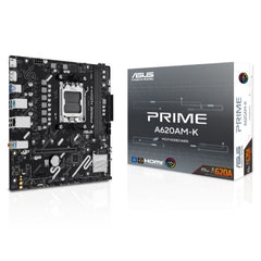 Asus PRIME A620AM - K, AMD A620A, AM5, Micro ATX, 2 DDR5, HDMI, DP, GB LAN, 1x M.2 - FIXgenie