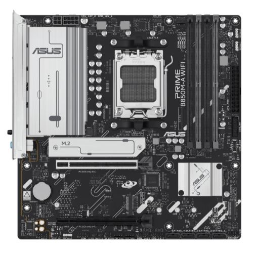 Asus PRIME B850M - A WIFI, AMD B850, AM5, Micro ATX, 4 DDR5, HDMI, 2 DP, Wi - Fi 6E, 2.5G LAN, 3x M.2 - FIXgenie