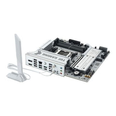 Asus TUF GAMING B850M - PLUS WIFI7 W, AMD B850, AM5, Micro ATX, 4 DDR5, HDMI, DP, Wi - Fi 7, 2.5G LAN, 3x M.2, White - FIXgenie