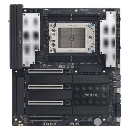 Asus PRO WS TRX50 - SAGE WIFI A, Workstation, AMD TRX50, sTR5, CEB, 4 DDR5 ECC, Wi - Fi 7, 10G & 2.5G LAN, SlimSAS, USB4, 4x M.2 - FIXgenie
