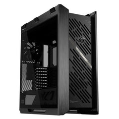 Asus ROG Strix Helios II Gaming Case w/ Glass Windows, E - ATX, 4x Fans, GPU Braces, USB - C 20Gbps, Fan/RGB Control Buttons, Carry Handles, Black - FIXgenie