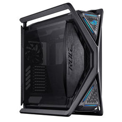 Asus ROG Hyperion GR701 Gaming Case w/ Glass Windows, E - ATX, 4x 14cm Fans, Dual 420mm Radiator Support, USB - C (60W FC), Fan Hub & Lighting Panel, Black - FIXgenie
