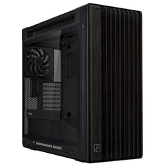 Asus ProArt PA602 Wood TG Gaming Case w/ Glass Panel, E - ATX, Front Grill, 2x 20cm Fans, PWM Fan Hub, IR Dust Indicator, USB - C 20Gps, Black - FIXgenie