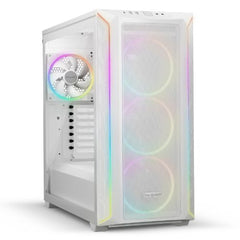 Be Quiet! Shadow Base 800 FX RGB Gaming Case w/ Glass Window, E - ATX, ARGB Front Strips & Controller, 4x ARGB Fans & Hub, Mesh Airflow, USB - C, White - FIXgenie