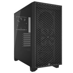 Corsair 3000D Airflow Gaming Case w/ Glass Window, ATX, 2x SP120 Fans, GPU Cooling, 4 - Slot GPU Support, High - Airflow Front, Black - FIXgenie