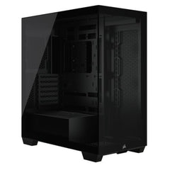 Corsair 3500X Gaming Case w/ Glass Side & Front, E - ATX, No Fans, USB - C, Asus BTF Compatible, Black - FIXgenie