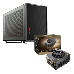 Antec Performance 1M Aventurine Mini Tower Case + SF850X 850W 80 PLUS Gold Fully Modular SFX Power Supply Bundle - FIXgenie