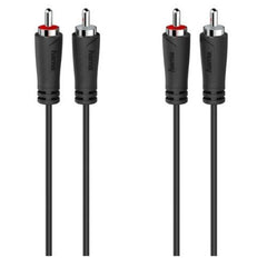 Hama 2x RCA Plugs to 2x RCA Plugs, 3 Metre - FIXgenie