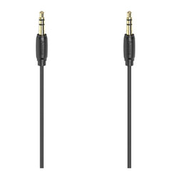 Hama 3.5mm Jack Stereo Cable, Male to Male, Gold-Plated, Ultra-thin, 3 Metre