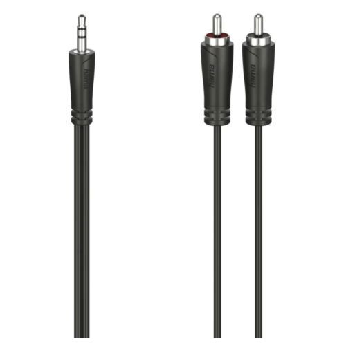Hama 3.5mm Jack Plug to 2x RCA Plugs, 3 Metre - FIXgenie