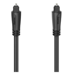 Hama Audio Optical Fibre Cable, ODT Plug (Toslink), 0.75 Metre - FIXgenie