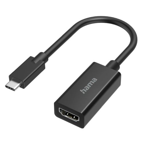 Hama USB - C Male to HDMI Female Cable, Ultra - HD 4K, Black - FIXgenie