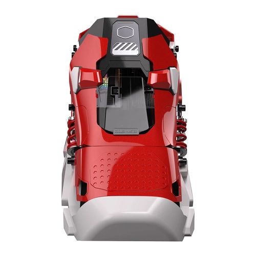 Cooler Master Sneaker X Mini ITX ARGB Case, 360mm AIO Cooler, 850W PSU & 1x PWM Fan Included, ARGB Controller, Classic Red - FIXgenie