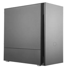 Cooler Master Silencio S400 Gaming Case w/ Steel Sides, Micro ATX, 2x Silencio Fans, Sound Dampening, Card Reader, Black - FIXgenie