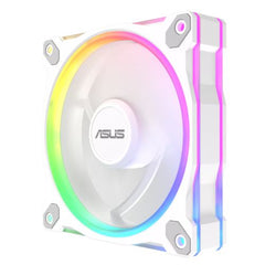 Asus Prime MR120 ARGB Reverse Blade 120mm PWM Case Fan, Sleeve Bearing, 28mm Frame, Dual - Sided Lighting, 1600 RPM, White - FIXgenie