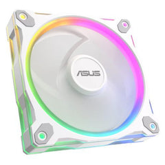 Asus Prime MR120 ARGB Reverse Blade 120mm PWM Case Fans (3 Pack), Sleeve Bearing, 28mm Frame, Dual - Sided Lighting, 1600 RPM, White - FIXgenie