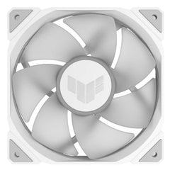 Asus TUF Gaming TR120 ARGB Reverse Blade 120mm PWM Case Fan, Hydraulic Bearing, 28mm Frame, Double - layer LED Matrix Design, 2000 RPM, White - FIXgenie
