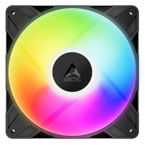 ARCTIC P14 Pro ARGB 14cm PWM Case Fan w/ Cable Splitter (3 Pack), Fluid Dynamic Bearing, 400 - 2500 RPM, Black - FIXgenie