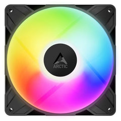 ARCTIC P14 Pro ARGB 14cm PWM Case Fan w/ Cable Splitter (3 Pack), Fluid Dynamic Bearing, 400 - 2500 RPM, Black - FIXgenie