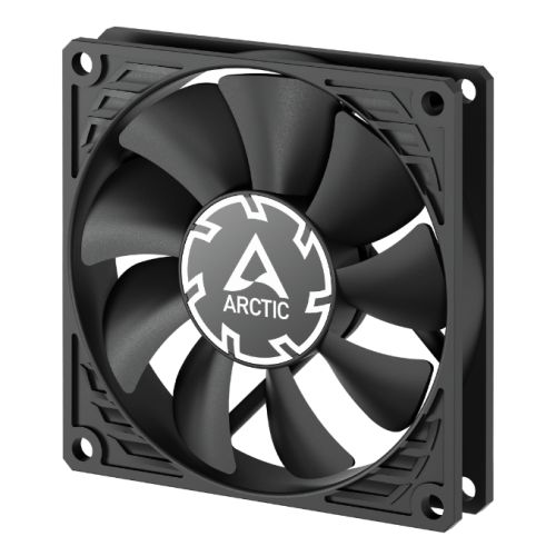 Arctic P8 Slim 8cm PWM PST Case Fan w/ Cable Splitter, Black, Fluid Dynamic, 300 - 3000 RPM - FIXgenie