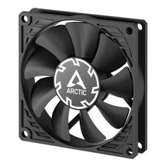 Arctic P8 Slim 8cm PWM PST Case Fan w/ Cable Splitter, Black, Fluid Dynamic, 300 - 3000 RPM - FIXgenie
