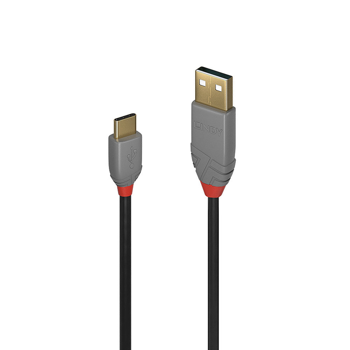 LINDY 36888 3m USB 2.0 Type A to C Cable, Anthra Line - FIXgenie
