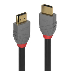 Lindy 36964 3m HDMI (M) 2.0 High Speed Anthra Line 4096x2160@60Hz Cable with Ethernet - Black - FIXgenie