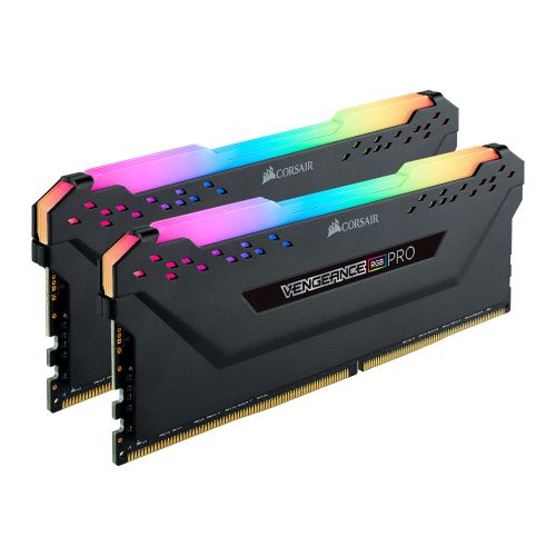 Corsair Vengeance RGB Pro 16GB Kit (2 x 8GB), DDR4, 3200MHz (PC4 - 25600), CL16, XMP 2.0, Black - FIXgenie