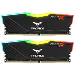 Team T - Force Delta RGB 16GB Kit (2 x 8GB), DDR4, 3200MHz (PC4 - 25600), CL16, XMP 2.0, DIMM Memory, Black - FIXgenie