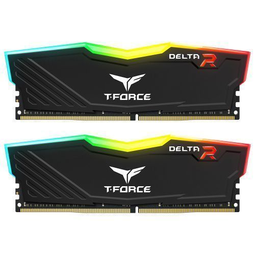 Team T - Force Delta RGB 64GB Kit (2 x 32GB), DDR4, 3600MHz (PC4 - 28800), CL18, XMP 2.0, DIMM Memory, Black - FIXgenie