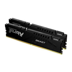 Kingston Fury Beast 32GB Kit (2 x 16GB), DDR5, 5200MHz, CL40, 1.25V, ECC, XMP 3.0, PMIC, DIMM Memory