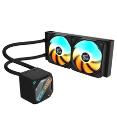 GIGABYTE GP - GIGABYTE Gaming 240 All - in - One Liquid CPU Cooler with 240mm Radiator, ARGB Lighting, Teflon Tubing and Magnetic Rotating Cover - FIXgenie