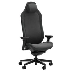 Fractal Design Refine Fabric Dark Gaming Chair, Synchro - Tilt, Memory Foam Headrest, Padded 4D Armrests, Adaptable Support - FIXgenie