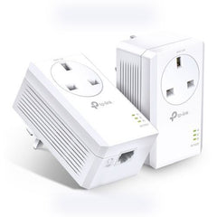 TP - LINK (TL - PA7017P KIT) AV1000 GB Powerline Adapter Kit, 1 - Port, AC Pass Through - FIXgenie